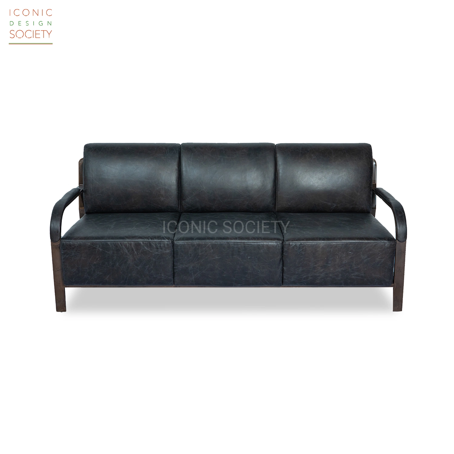 Living Room Furniture Hotel Frame Iron Frame Leisure Couch Sets Velvet Fabric Genuine Leather Sofa Set Home Furniture