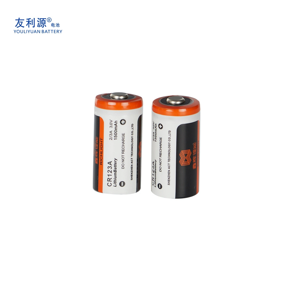 Cr123A Lithium Manganese Battery 3V All Kinds Cr Series 1500mAh Dry Battery Disposable Battery Lithium-Ion Batteries