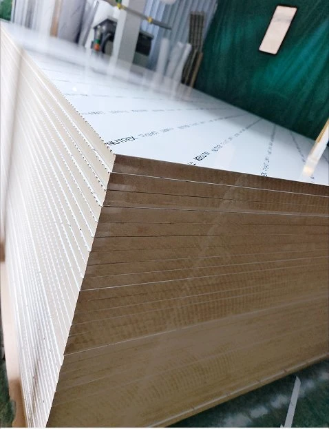 Slap-up Super Matt Pet Laminated MDF Boards 1220X2800mm Pet Film MDF for Cabinet