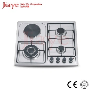 Suriname / South America Cheap Kitchen Appliances with Built-in Heating Plate + Gas Hob Easy to Clean Household Appliances