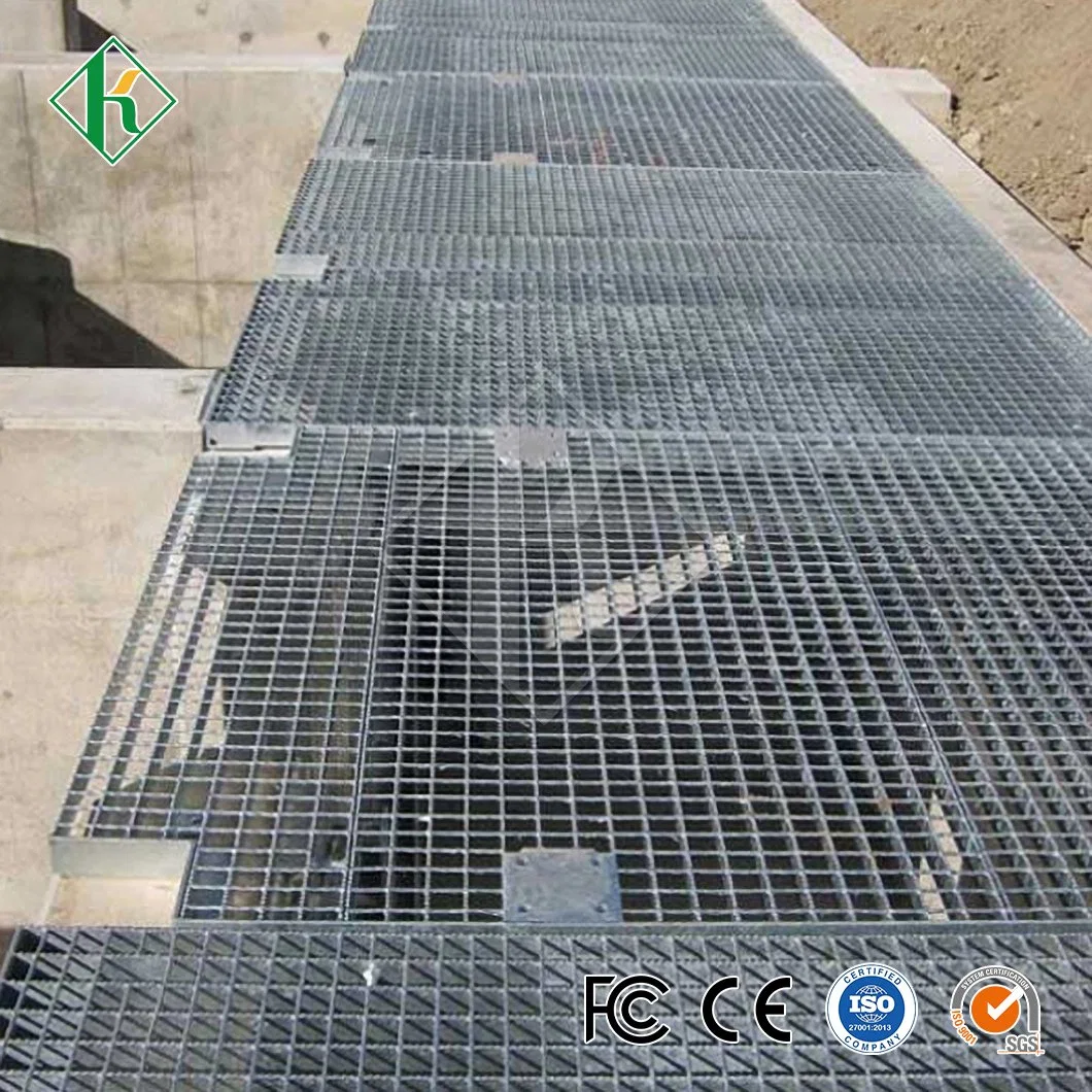 Kaiheng Galvanised Steel Bar Grating Suppliers Trench Cover Plate China Steel Grating Drain Basins Grates