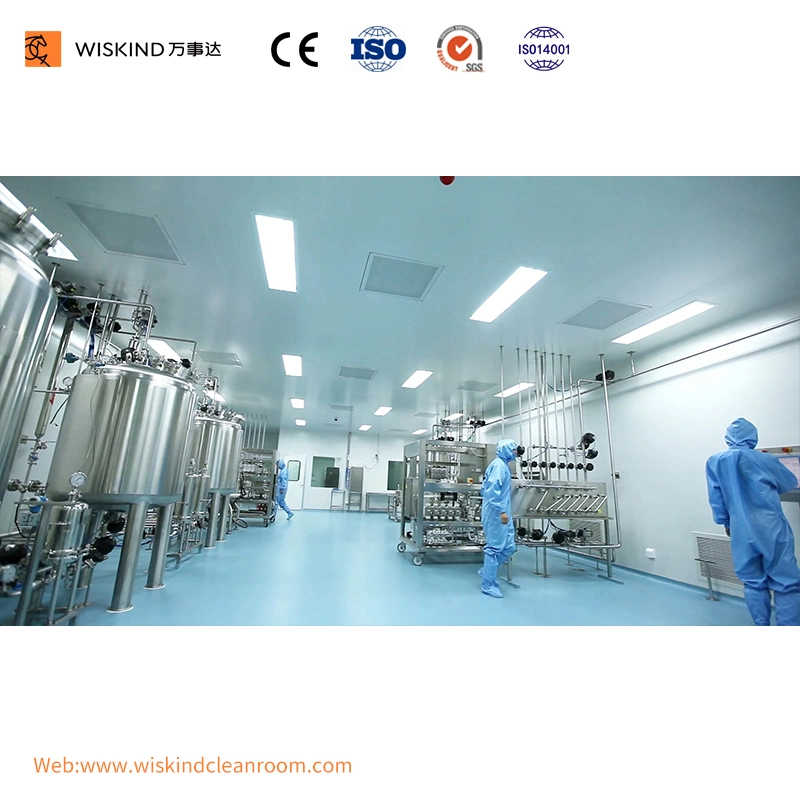 100mm/120mm Rockwool/EPS/PU Handmade Cleanroom for Qilu Pharmaceutical