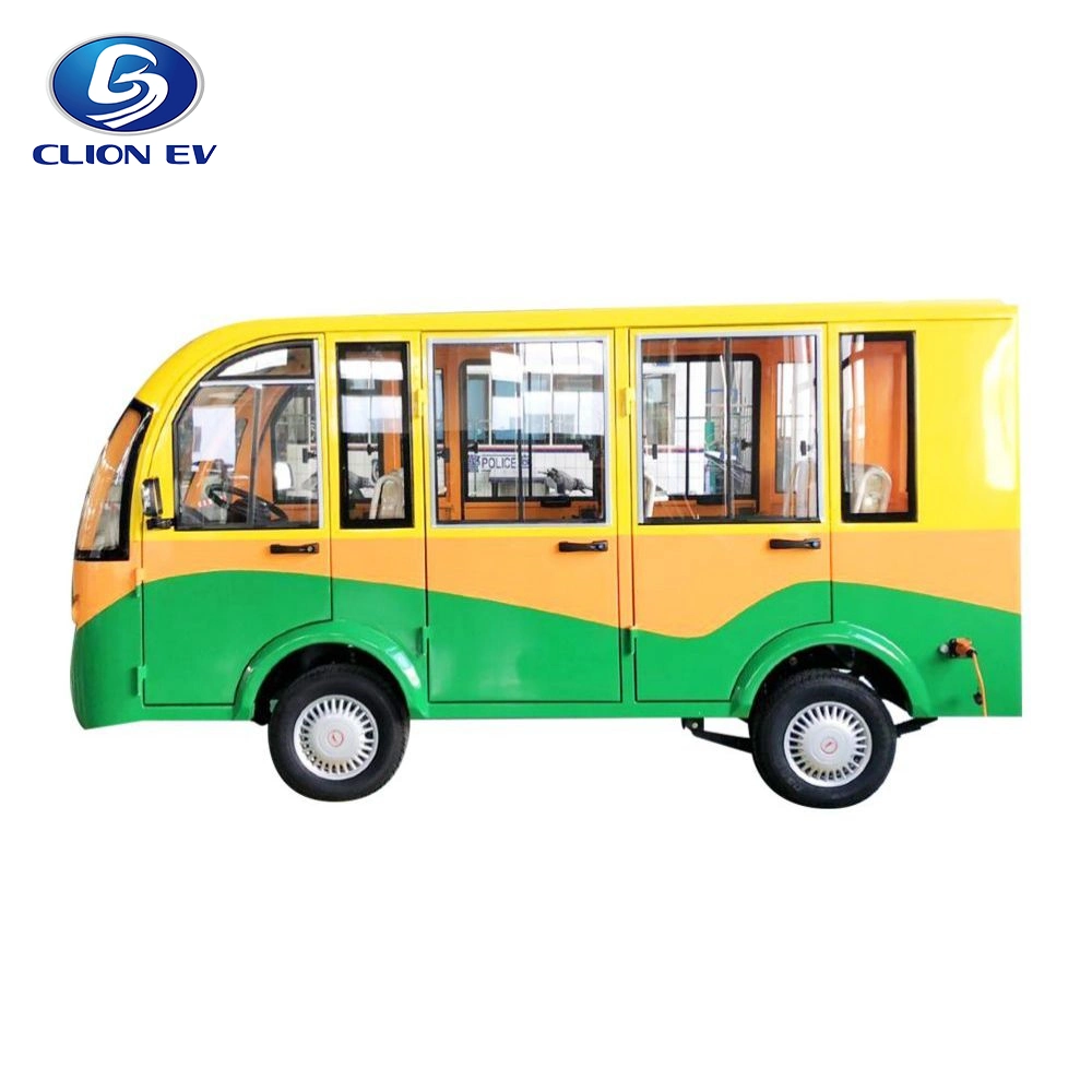 Cool Wind Summer Tourist Vehicle Electric Sightseeing Minibus for Resort/Scenic Spot