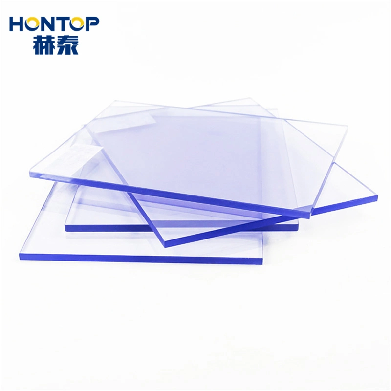 Fabricante a electricidade estática dupla proteção UV em plástico rígido China 2mm Super Clear transparente PVC puro Painel da folha