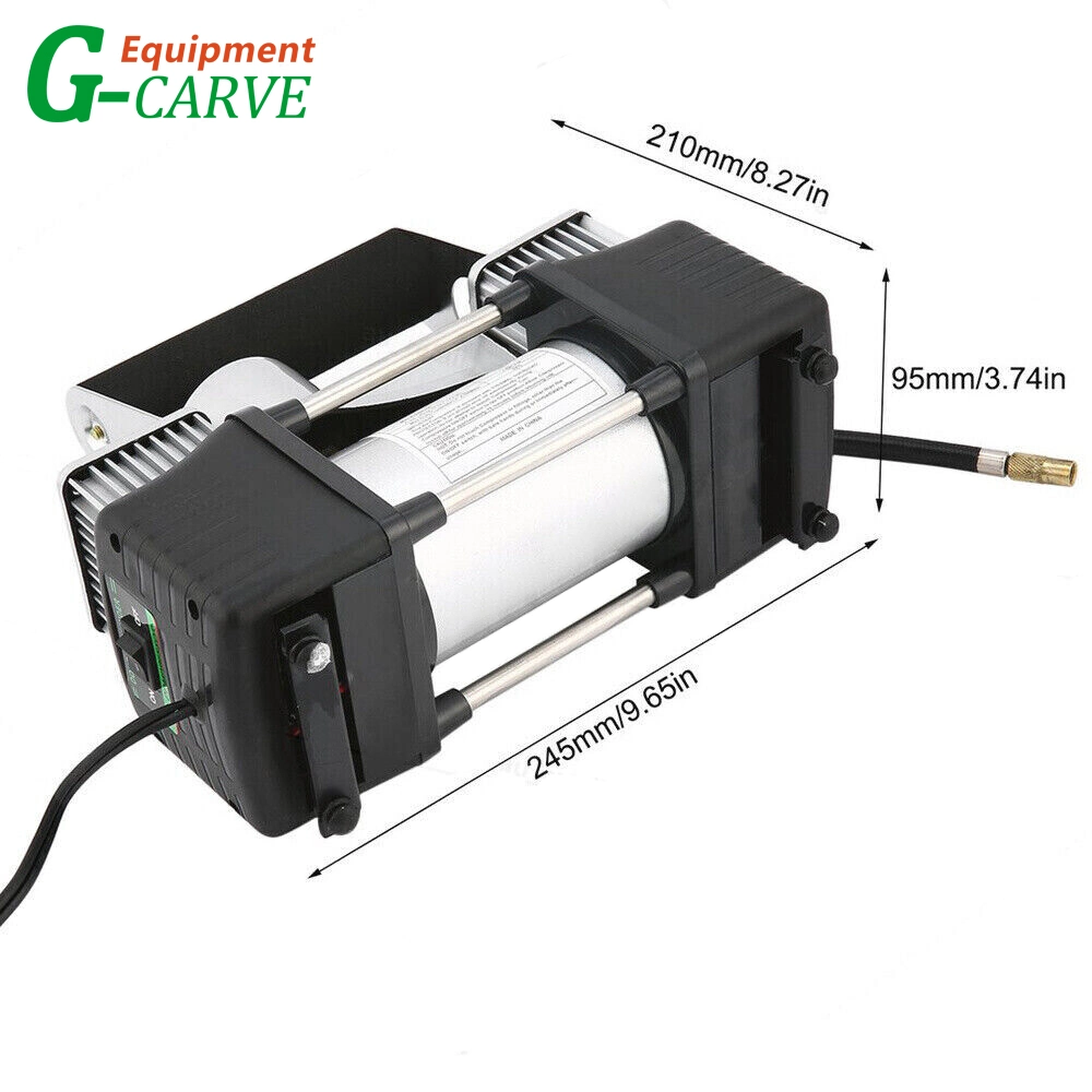 G-Carve 150psi Car Air Compressor Portable Tyre Deflator Inflator Pump 4WD Car Truck