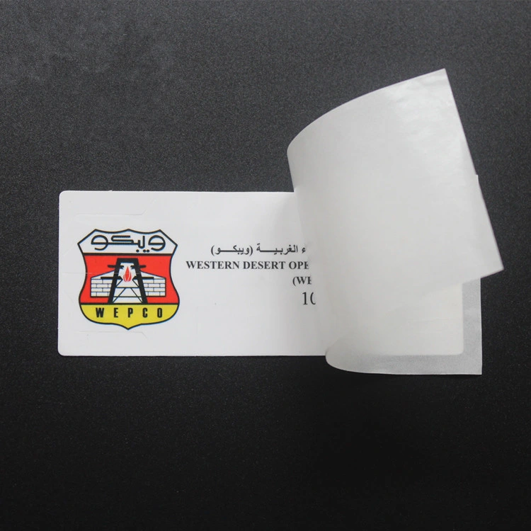 Tamper Proof ISO18000-6c Alien H3 9654 UHF Passive RFID Windshield Label Sticker Tag for Car Tracking