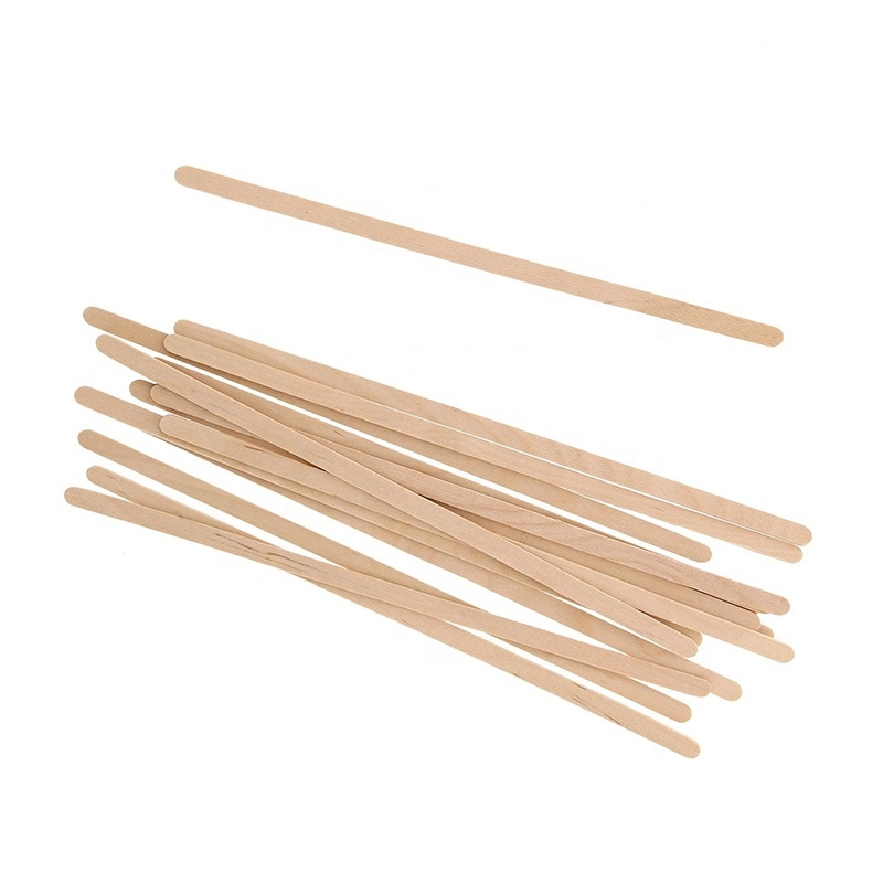 China Suppliers Disposable Wooden/ Bamboo Coffee Stirrer with Paper Wrapped