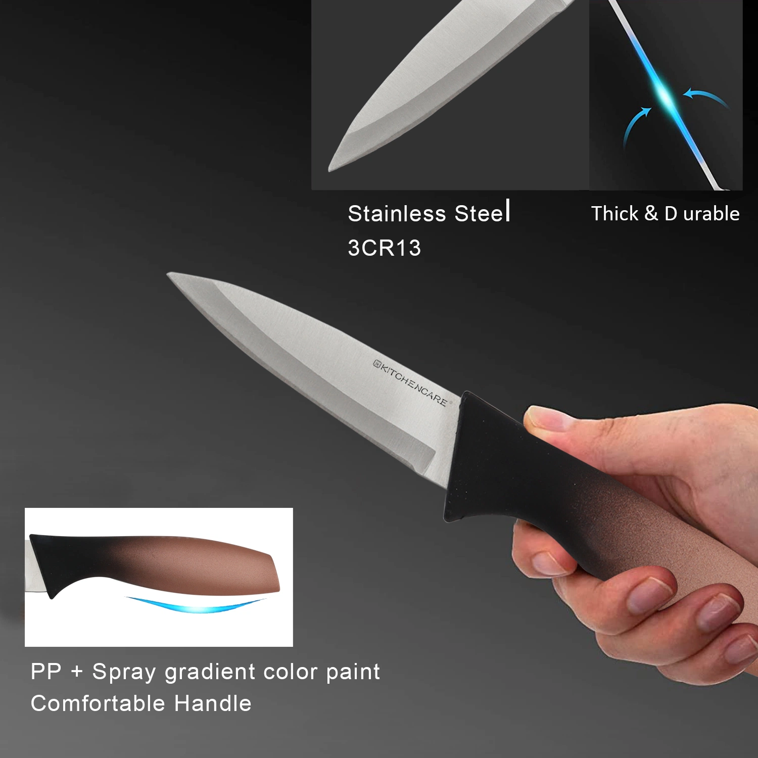 Hip-Home Hot Selling Stainless Steel Fruit Knives Wholesale/Supplier 3.5"Paring Knife