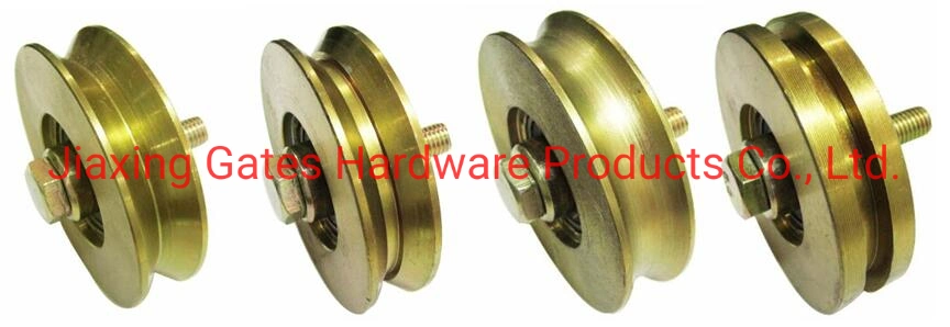 Zinc Plated U Y V H Groove Sliding Gate Metal Roller