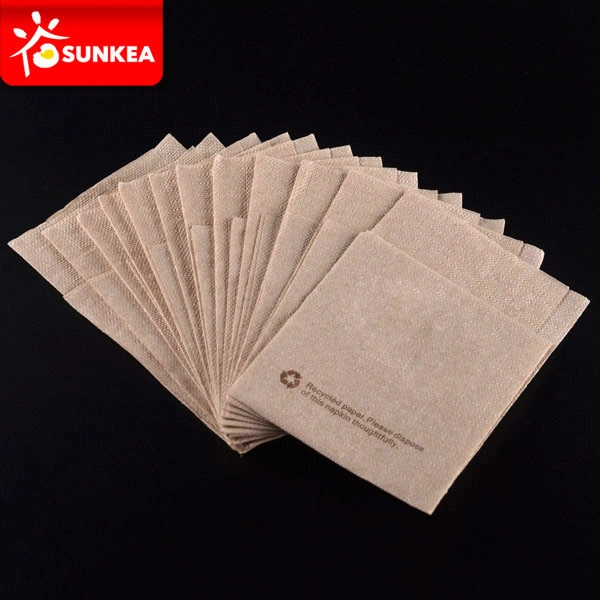 Wholesale/Supplier Disposable High quality/High cost performance Customized Logo Printing 2 Ply / 3 Ply Custom Mint Green / Red Flower Paper Dinner Napkin