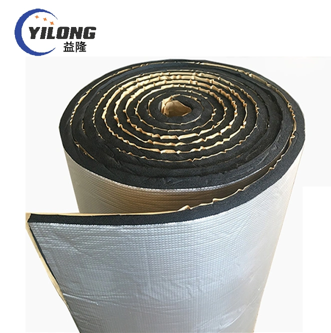 Waterproof Double Sided Thicker NBR Rubber Foam Aluminum Foil Insulation