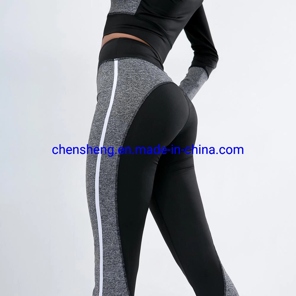 Soft Cotton Comfort Side Panel Sports Wear Running Women Tracksuit Female Dry Fit Sports Wear for Gym Yoga