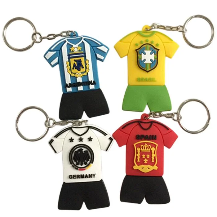 Promotion Gift PVC Key Chain Wholesale Custom Logo 3D Souvenir Rubber Keychain
