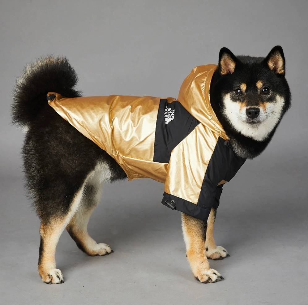 Dog Designer Clothes Pet Large Dog Clothes New Waterproof Golden Raincoat Dog Clothes Jacket