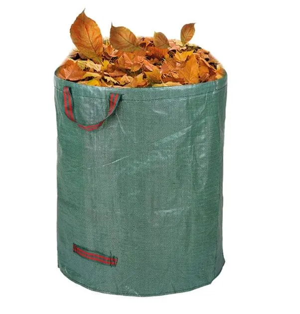 حقيبة النفايات القابلة للطي في الخارج أكياس الملفوف البلاستيكية