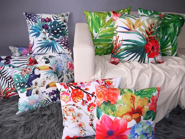 Low Cost High Reputation Jungle Printed Digital Home Seat Pillows