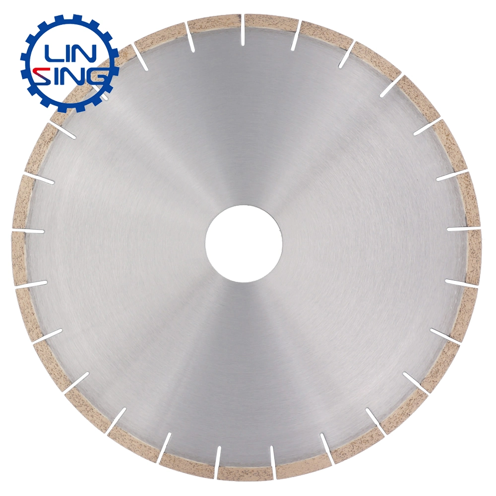 Sandwich Type Porcelain Diamond Saw Blade on Quick Cut Saw