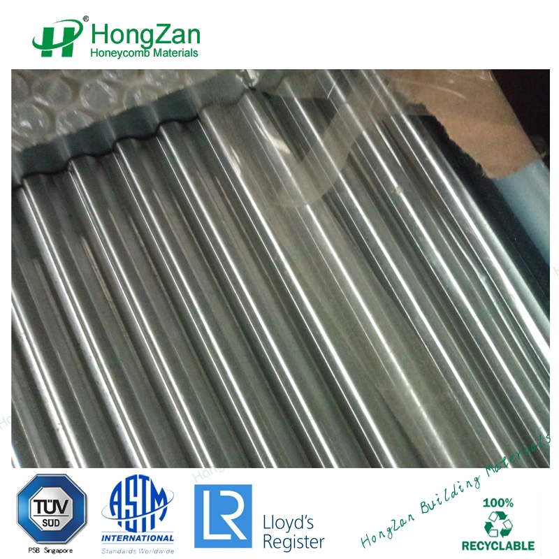 Aluminum Corrugated Core Sheet Aluminum Corrugated Composite Panel for High-Class Building