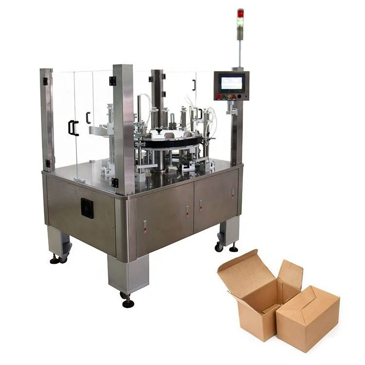 Automatic Vertical Bottle Carton Packing Machine for Cosmetic