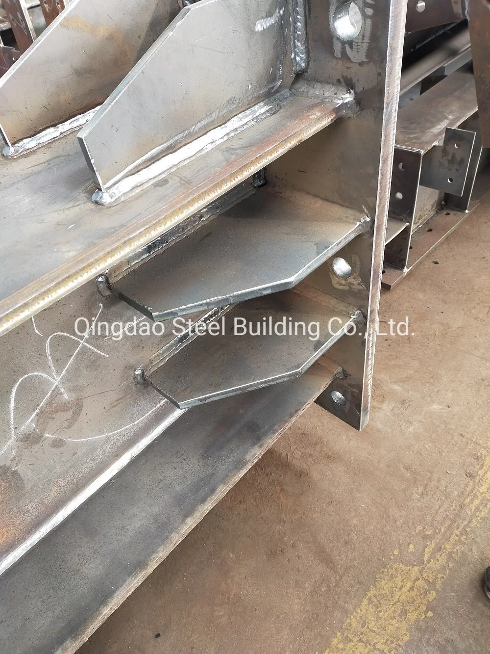 Structural Steel Truss Prefab Prefabricated Weld Steel Structure Warehouse Construction Building with Drawing