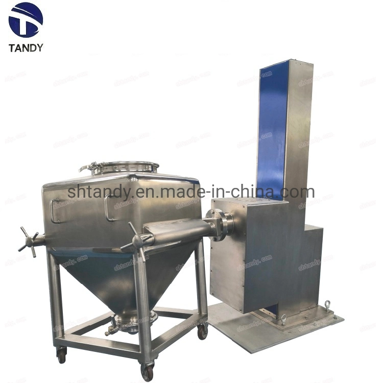 Single Column Post Bin Blender Rotation Hopper Mixer Machine