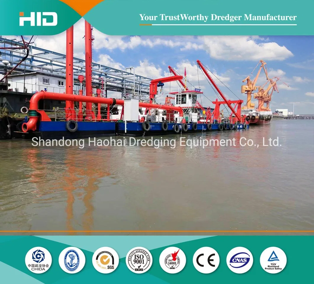 HID-CSD-5522zt 4500m3/H Heavy Duty Cutter Suction Dredger Machine Equipment for Port Sand Mining