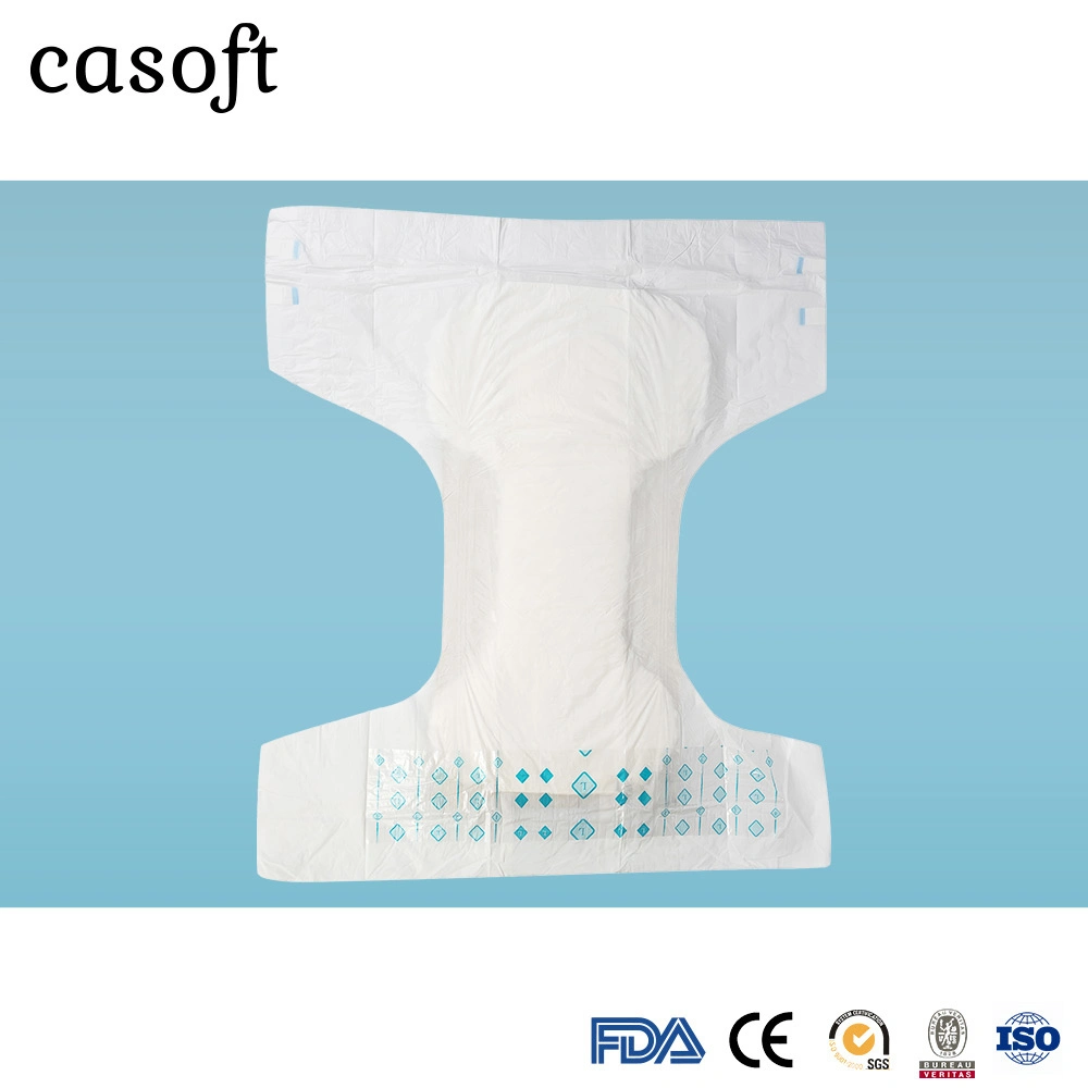 Soft Nonwoven Mass Absorption Adult Nappies with OEM Factory