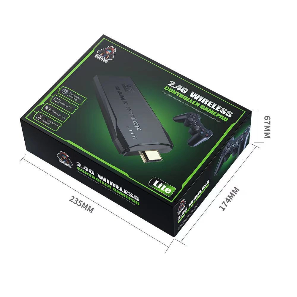 M8 ترقية الإصدار Retro محمول لاسلكي Mini USB Stick 64G 10000 لعبة 4K لعبة عصا تلفزيون ألعاب الفيديو كونسول ألعاب