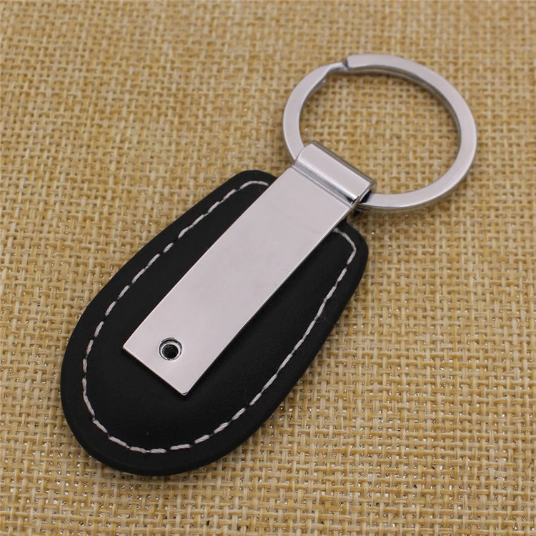 Customized Promotional Gifts Metal PU Keychain/Leather Keychain