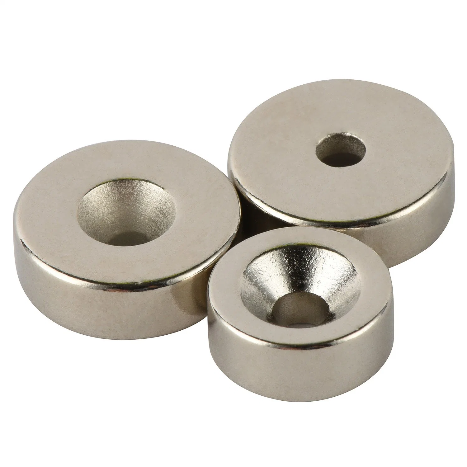 Strong Round/Block/Ring/Arc/Disc/Cylinder Neodymium Magnets with Countersink Hole