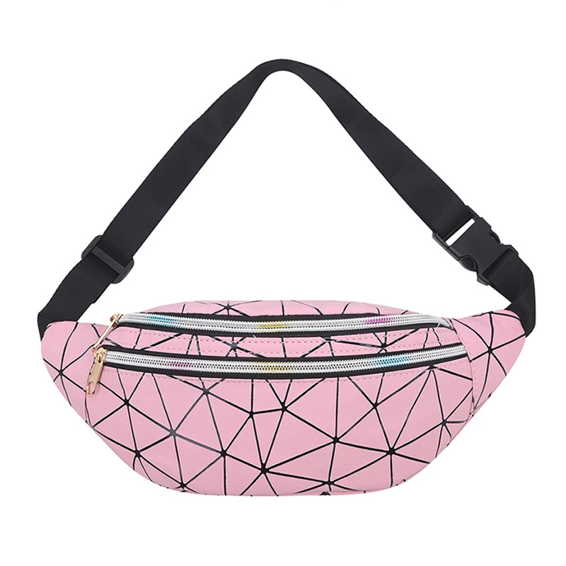 Les sacs Fanny brillante Taille holographique sacs sac banane Crossbody pour les femmes