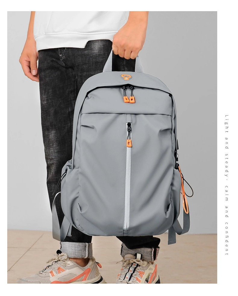 Multifunctional Computer Waterproof Backpack Men Luxury Student School Bags Casual Pleated Backpacks 15.6 Inches Laptop Bag Pack