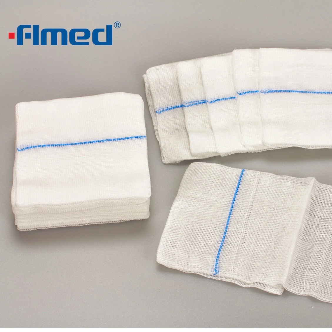 100 Pieces, 4 Layers 7.5 Cm X 7.5 Cm, 30g, Non Sterile, Non Woven Fabric Gauze Swabs