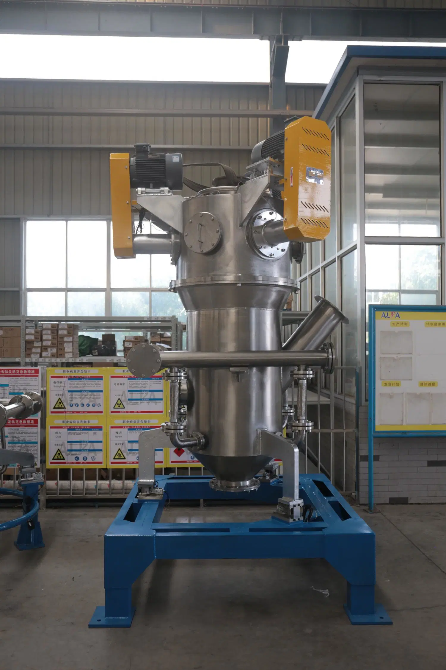 Quartz Ultrafine Mill Powder Dry Pulverizer Fluidized Bed Jet Mill