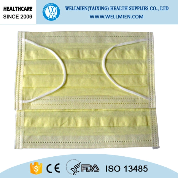 AAMI L3 Medical Disposable Comfortable Nonwoven Protective 3-Ply Medical Mask Surgical Face Mask with Ear Loop