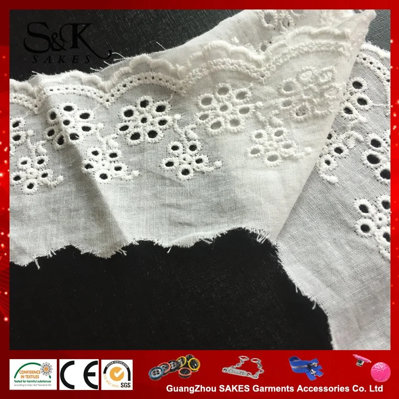 Classical Design Cotton Quality Lace Triming for Garments