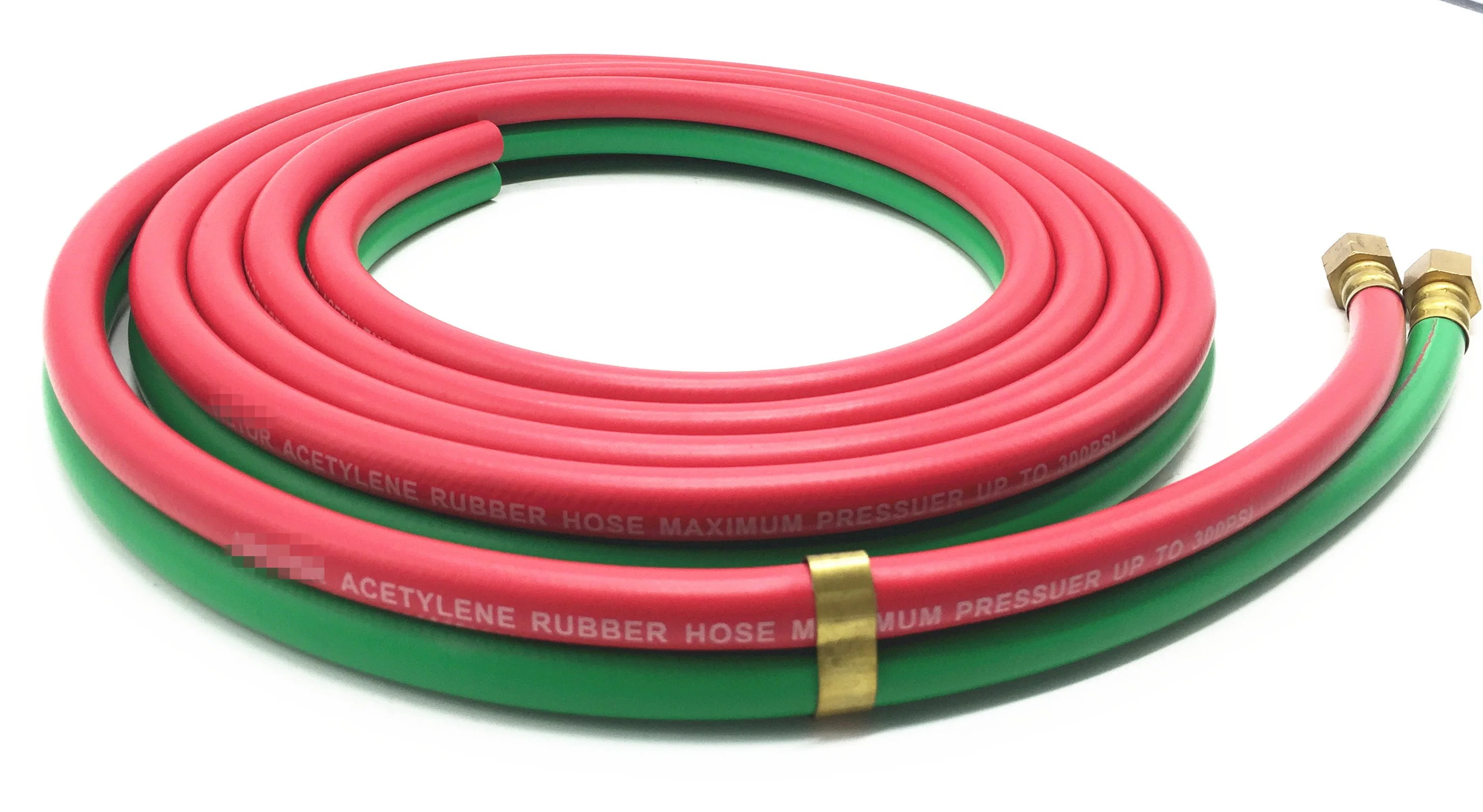 6*13mm W. P300psi de gas de doble tubo flexible con los racores de B-B