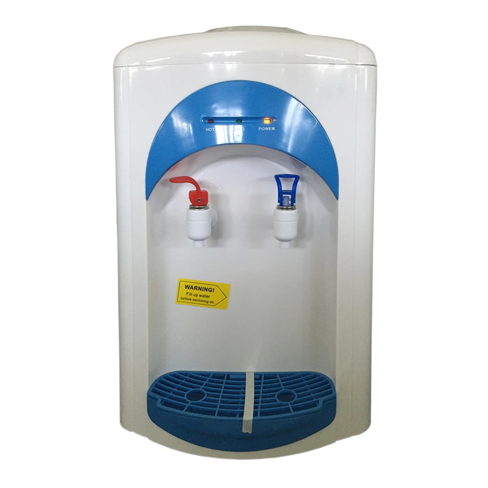 Tabletop Hot and Cold Bottled Water Dispenser of Compressor Cooling