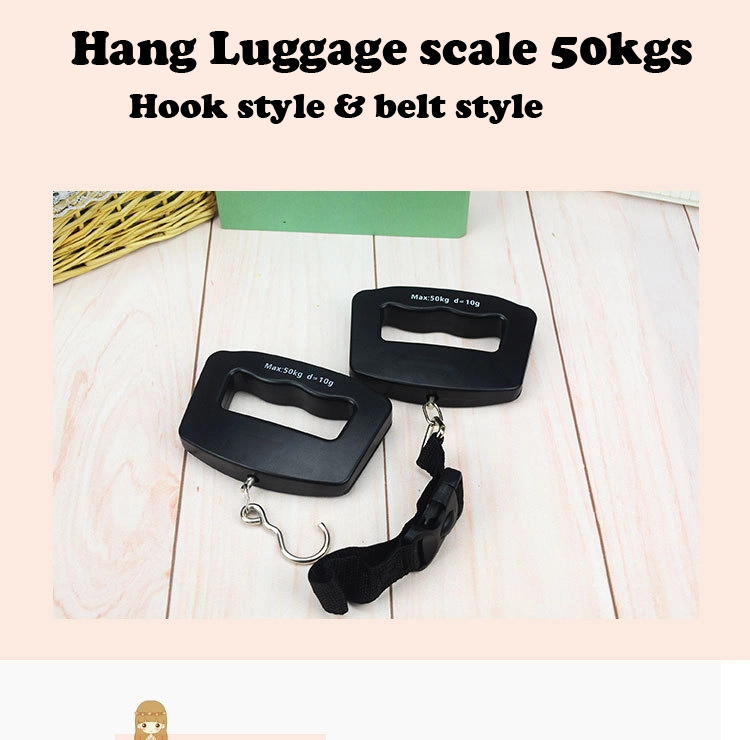 50kgs Portable Hanging Electronic Luggage Digital Scale