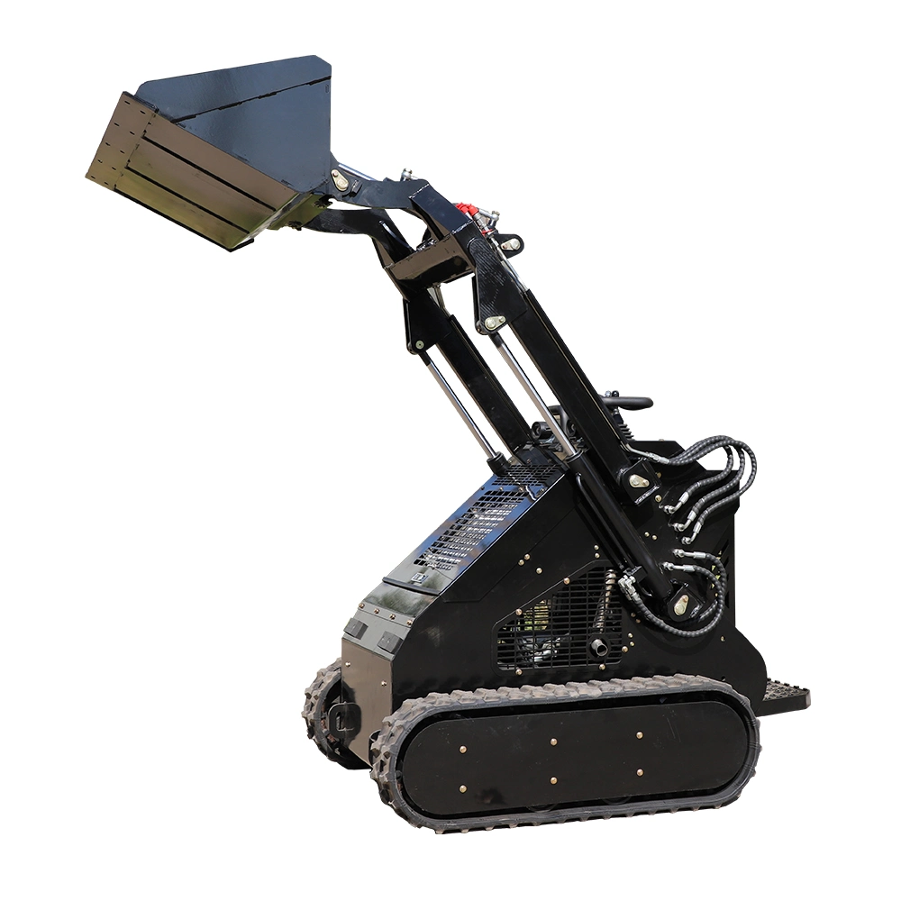 EPA 25HP Diesel Track Skid Steer Loader 500kg Mini Skid Steer Loader with Backhoe Excavator