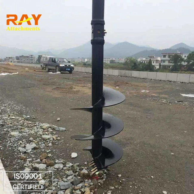 Tree Planting Ground Hubbet Rock Tungsten Bit Earth Auger Drill for Wheel Loader