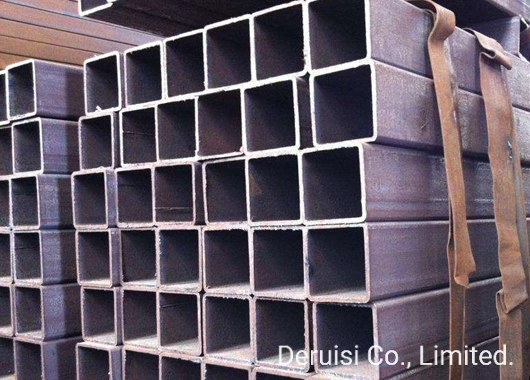 Square Rectangular Welded Carbon Steel Pipe Tube ERW SSAW LSAW ASTM A53/API 5L Gr. B Sch40 Sch80