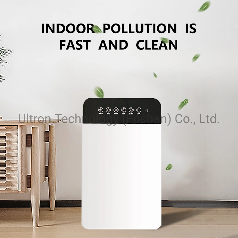 Intelligent Sensor Pm2.5 Display Desktop Air Purifier with True HEPA Filter Home Air Purifier