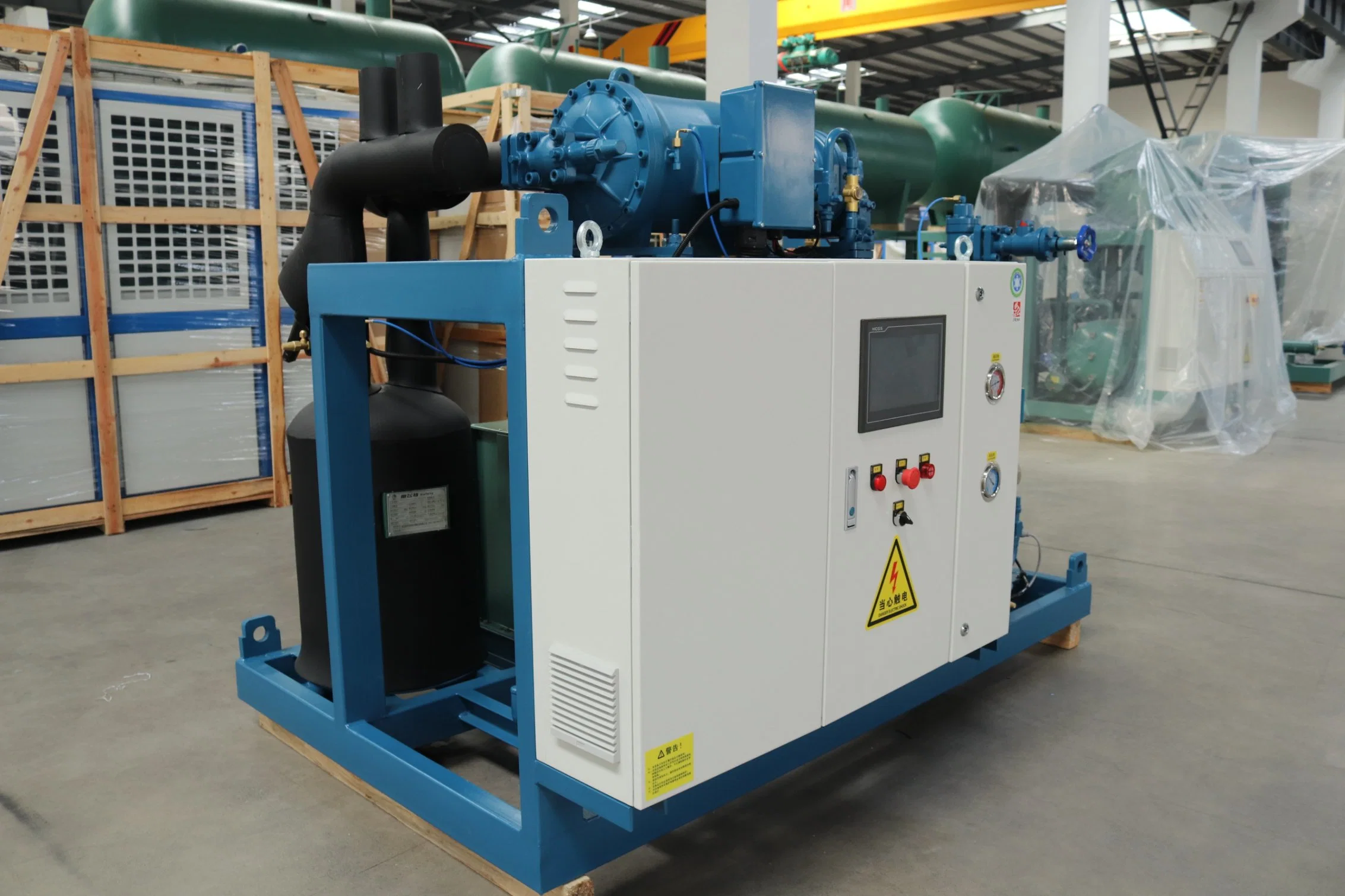 Frozen Sea Fise Cold Storage Refrigeration Equipment with 360HP Compressor Unit
