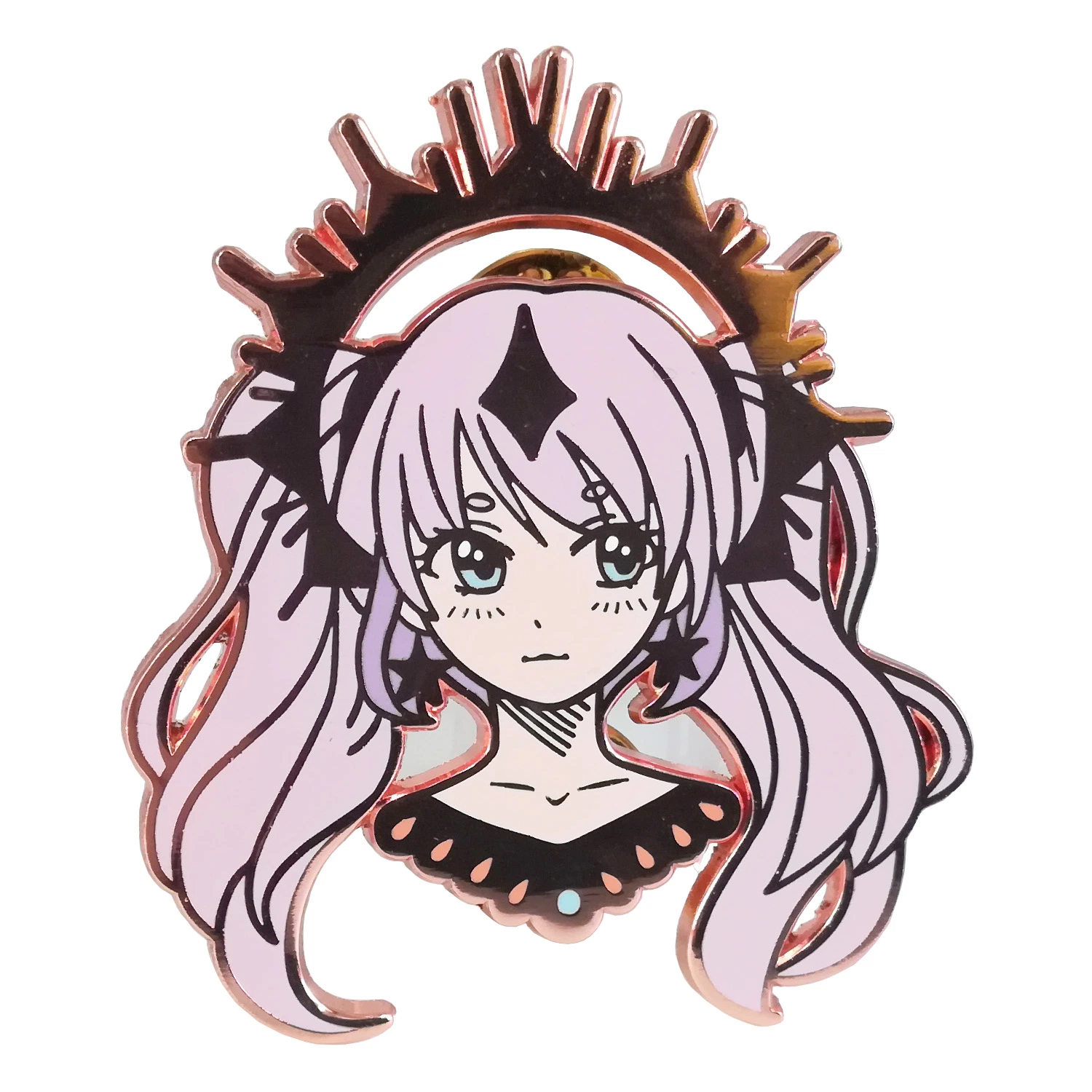 Fashion Decorative Metal Pin Badge Anime Beauty Girls Enamel Pin