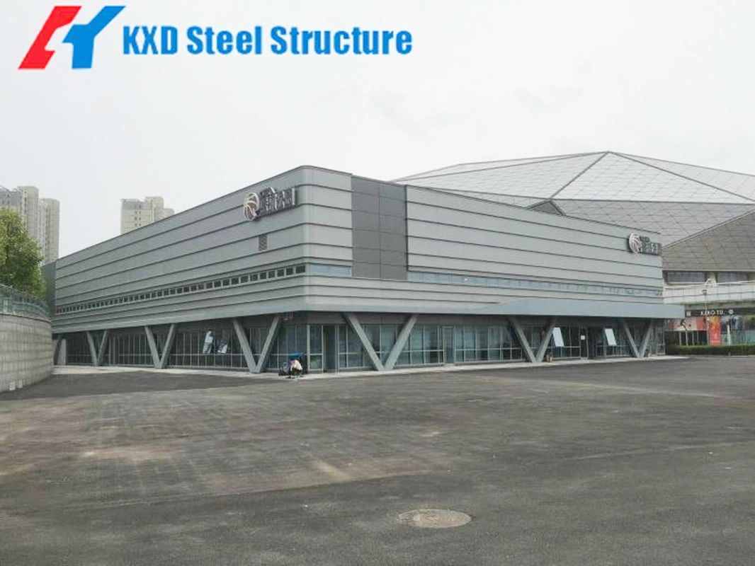 Workshop Fire-Resistent Qingdao Kxd ISO, SGS, BV, CE Structural Building Steel Structure