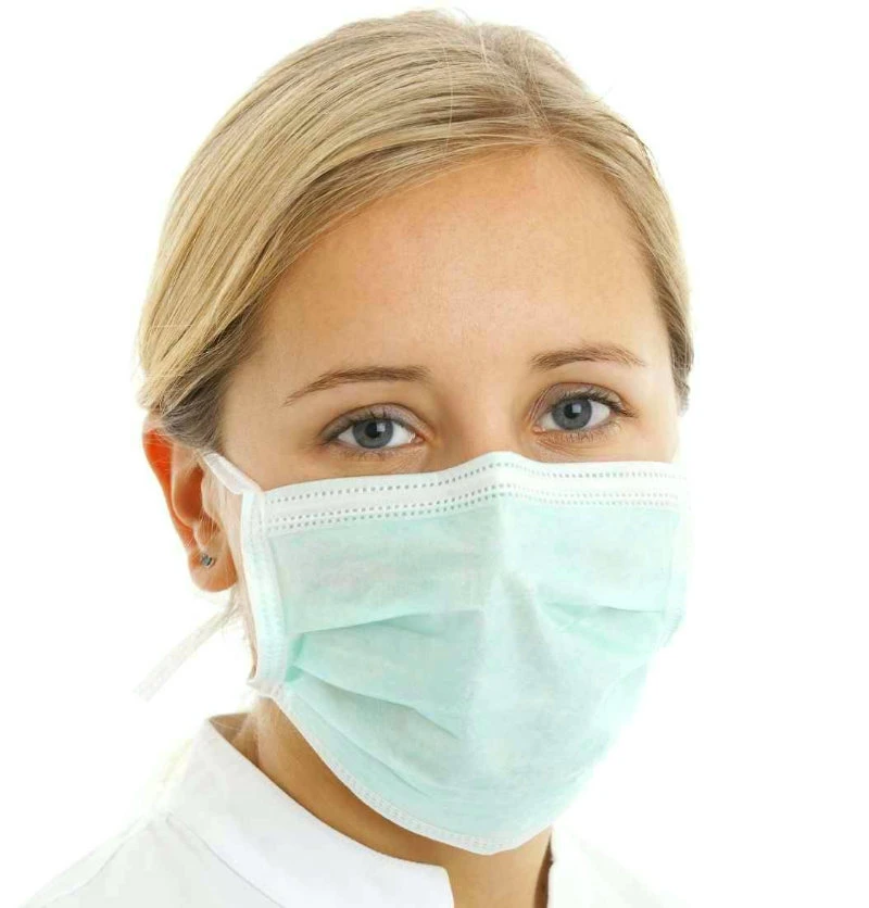 in Stock Hospital Medical Facemasks 3 Ply Masker Face Maskss Disposable Blue Surgical Masks