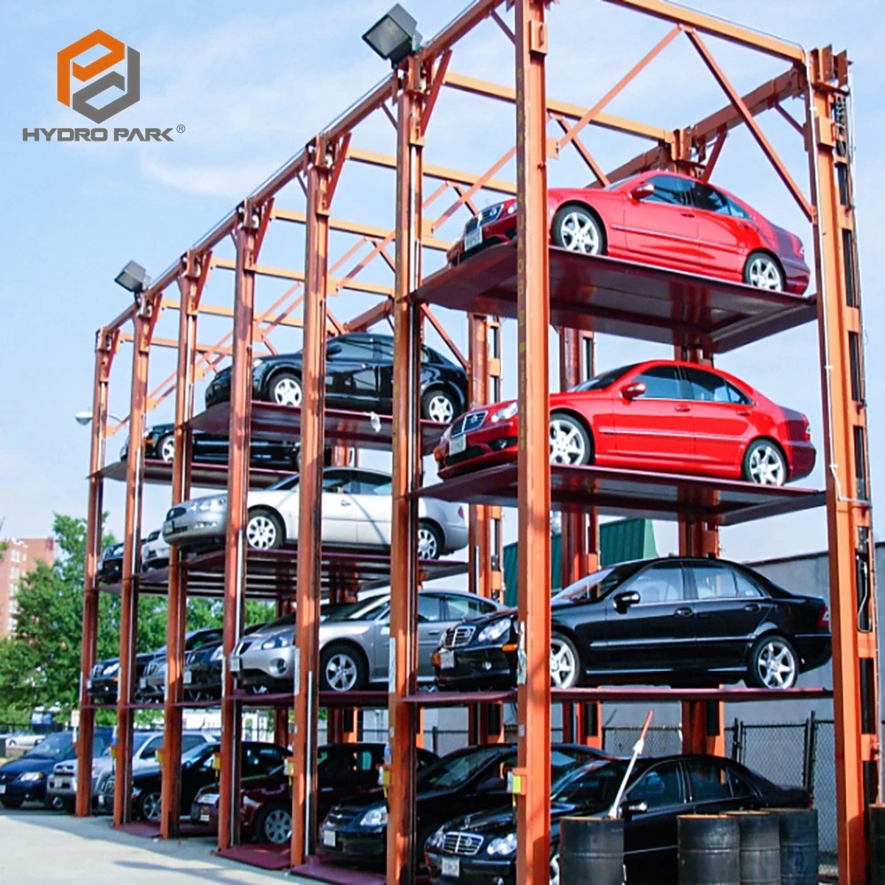 4 Post Smart Hydraulic Multi-Level Car Logistic Automatic Car Vertical Parking System