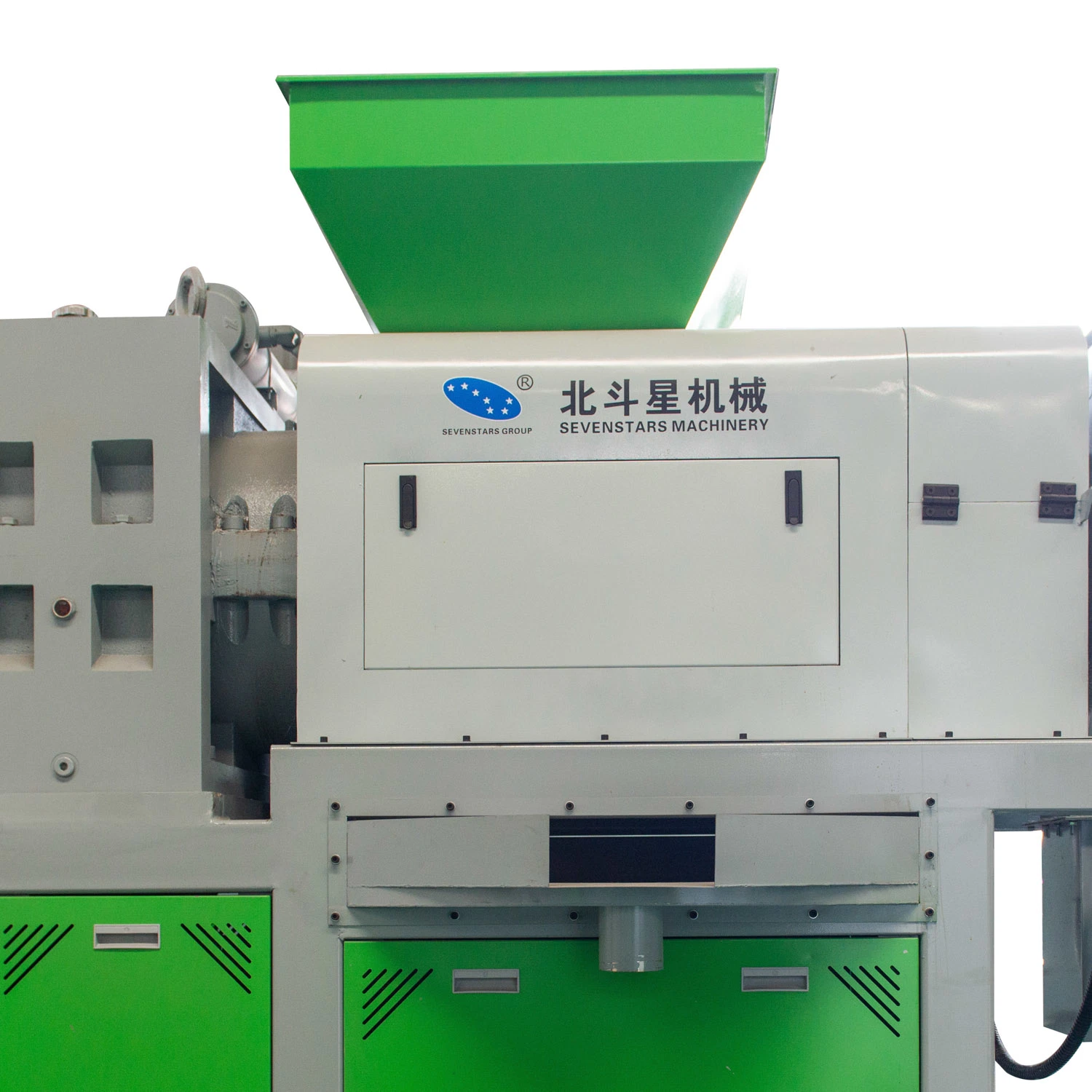 Side Force Feeder Plastic PE PP Granulating Production Line