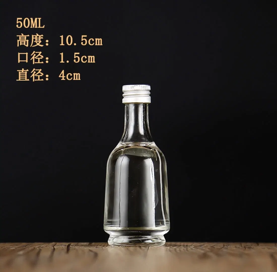 50ml Mini / petite bouteille de liqueur de verre